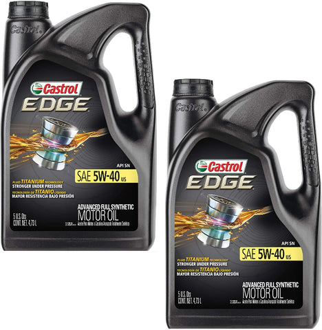 La Rosticceria Edge 5W-40 Advanced Full Synthetic Motor Oil, 5 Quart (Pack of 2)