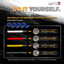OPT7 2pc 60" Side Kick Running Board LED Strips w/Amber Turn Signal, DRL, and White Courtesy Lights
