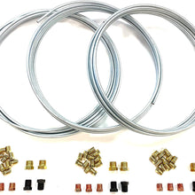 25 ft 3/16 Brake Line Kit - Steel Roll WITH Fittings