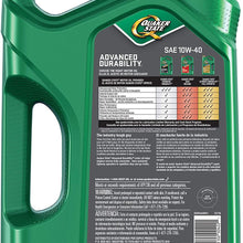 Quaker State Advanced Durability Conventional 10W-40 Motor Oil (5-Quart, Case of 3)
