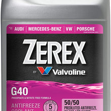 Zerex G40 Phosphate and Nitrite Free 50/50 Prediluted Ready-to-Use Antifreeze/Coolant 1 GA, Case of 6
