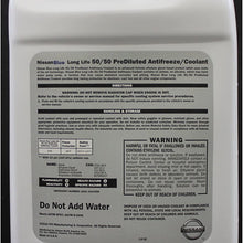 Genuine Nissan Fluid 999MP-L25500P Blue Long Life Antifreeze/Coolant - 1 Gallon