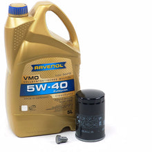Blau J1A5055-B Motor Oil Change Kit - Compatible with 1999-05 VW Beetle w/ 4 Cylinder 1.8T Engine - 5w40