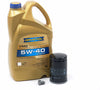 Blau J1A5055-B Motor Oil Change Kit - Compatible with 1999-05 VW Beetle w/ 4 Cylinder 1.8T Engine - 5w40