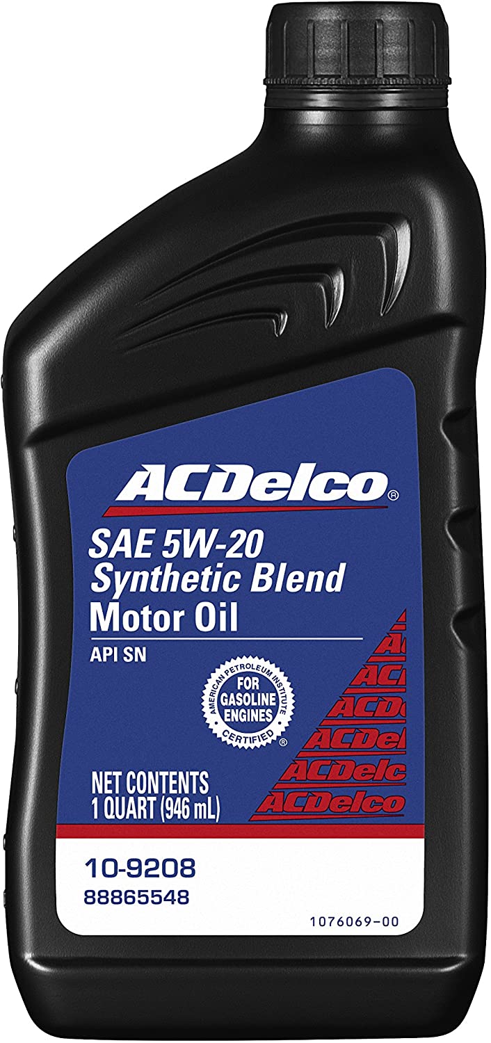 ACDelco 10-9208 Professional 5W-20 Synthetic Blend Motor Oil - 1 qt