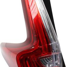 Tail Light Assembly Compatible with 2017-2019 Honda CR-V Clear & Red Lens CAPA Driver Side Outer