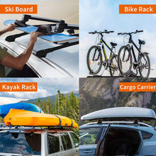 AUXKO Car Roof Racks Cross Bars Compatible for 2014-2019 Toyota Highlander XLE & Limited & SE, Aluminum Rooftop Crossbars Cargo Bag Rooftop Luggage Carrier Replacement Carrying Kayak Bike