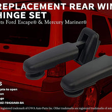 Rear Window Hinge Set - Fits Ford Escape 2001, 2002, 2003, 2004, 2005, 2006, 2007 and Mercury Mariner 2005-2007 - Replaces YL8Z78420A68BA, YL8Z78420A69BA, YL8Z-78420A68-BA - Rear Liftgate Glass Hinges