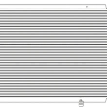 CPP Air Conditioning Condenser for 2014-2015 Ford Fiesta FO3030244