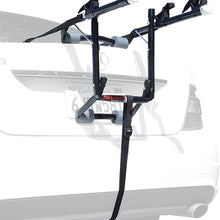 Allen Sports Deluxe 2-Bike Trunk Mount Rack, Model 102DB, Black/ Silver, 23 x 15 x 4 inches (Blk/ Silver)