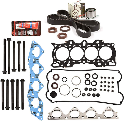 Evergreen HSHBTBK4030 Head Gasket Set Timing Belt Kit Compatible with/Replacement for 97-01 Honda CR-V 2.0 B20B4 B20Z2