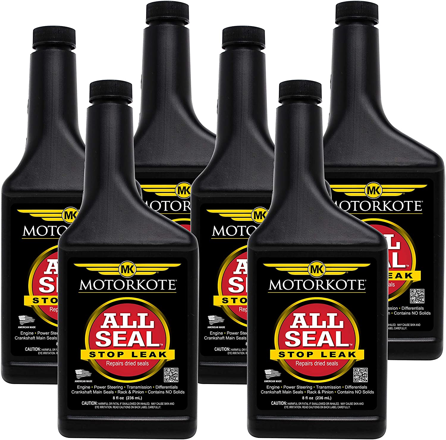 Motorkote MK-10458 All Seal Stop Leak and Leak Preventor, 8-Ounce, Single, 8 fl. oz, 1 Pack