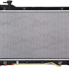 Lynol Cooling System Complete Aluminum Radiator Direct Replacement Compatible With 1996-1997 Rav4 Rav 4 2 Door Coupe 4 Door Sedan L4 2.0L