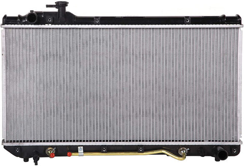 Lynol Cooling System Complete Aluminum Radiator Direct Replacement Compatible With 1996-1997 Rav4 Rav 4 2 Door Coupe 4 Door Sedan L4 2.0L