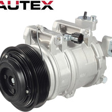 AUTEX AC Compressor and A/C Clutch CO 10778JC Compatible with Altima 2002 2003 2004 2005 2006 2.5L