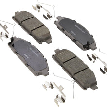 ACDelco 14D1552CH Advantage Ceramic Front Disc Brake Pad Set