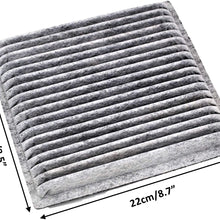 FUN-DRIVING Macrofiber Cabin Air Filter,Microfilter,Long-Fiber,Replacement for 64119237554/64119237555