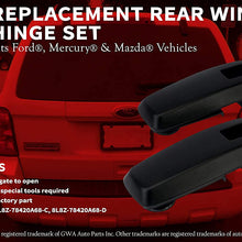 Rear Window Hinge Set - Fits Ford Escape, Mercury Mariner, Mazda Tribute 2008, 2009, 2010, 2011, 2012 - Replaces 8L8Z78420A68C and 8L8Z78420A68D - Hinges for Rear Hatch Glass, Tailgate and Liftgate