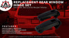 Rear Window Hinge Set - Fits Ford Escape, Mercury Mariner, Mazda Tribute 2008, 2009, 2010, 2011, 2012 - Replaces 8L8Z78420A68C and 8L8Z78420A68D - Hinges for Rear Hatch Glass, Tailgate and Liftgate