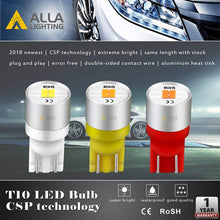 Alla Lighting Newest 194 LED Bulbs Extremely Super Bright T10 168 W5W 2825 175 158 CANBUS Replacement 12V 1616 SMD Car License Plate Light Interior Map Dome Door Lights, Pure Red