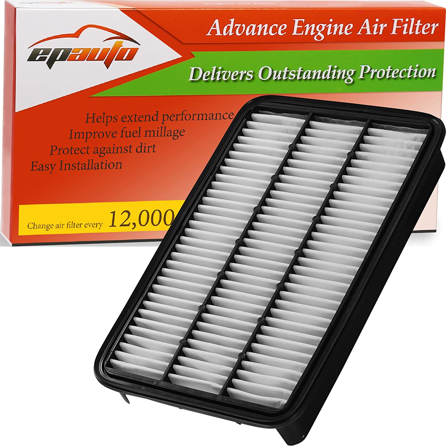EPAuto GP351 (CA7351) Replacement for Panel Engine Air Filter