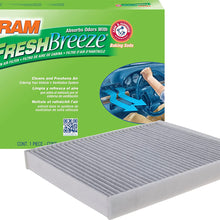 Fram Fresh Breeze - Filtro de aire para cabina Arm & Hammer Baking Soda, CF10374 para vehículos Dodge/Toyota