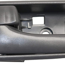 Interior Door Handle Compatible with Toyota Camry 2002-2006 Front and Rear Door Handle Right Side and Left Side Set of 4 Inside Gray Japan/Usa Built