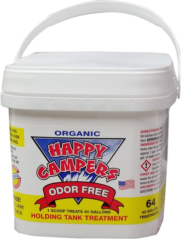 HAPPY CAMPERS Organic RV Holding Tank Treatment - 64 Treatments