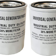 Universal Long Life Oil Filter Replacement for 070185E and 070185ES (Single Filter) Generator Parts
