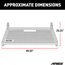 ARIES 1110206 AdvantEDGE Chrome Aluminum Truck Headache Rack Cab Protector, Select Toyota Tundra