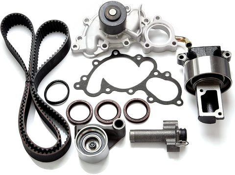 TUPARTS Timing Belt Kit with Water Pump Tensioner Bearing Replacement for 1993-1995 T-oyota 4Runner