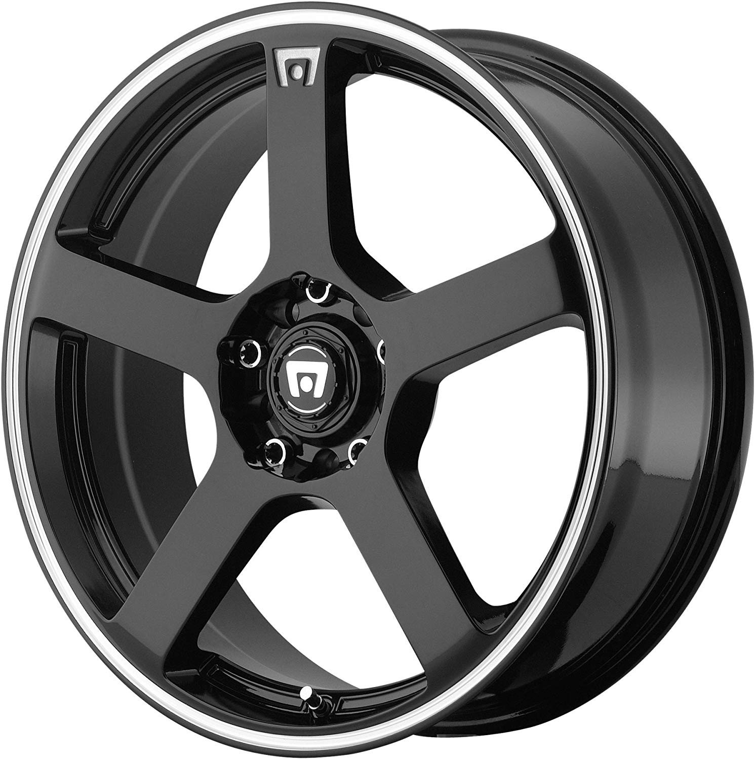 Motegi Racing MR116 Gloss Black Wheel With Machined Flange (16x7