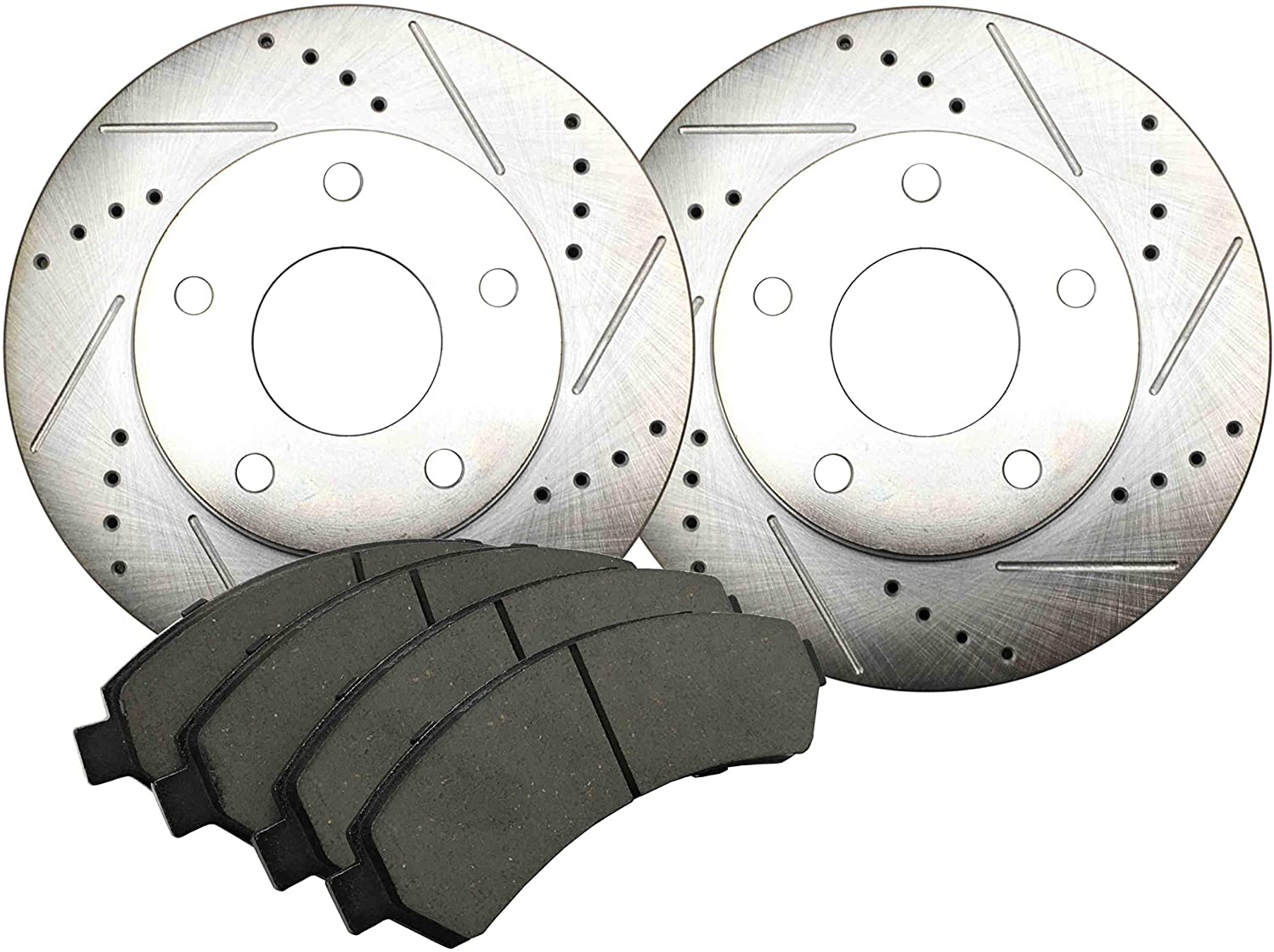 N-ZDNS-14 Front Disc Brake Pad and Rotor Kit