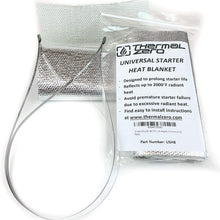 Universal Starter Heat Shield Barrier Blanket, prevents premature starter failure - Thermal Zero - Fits starters on Chevrolet, Ford, Chrysler, Small Block, Big Block engines and many more.