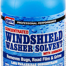 Cyclo C206 6 Fluid Ounce, (Pack of 24) Concentrated Windshield Washer Solvent with Ammonia, 24 Pack