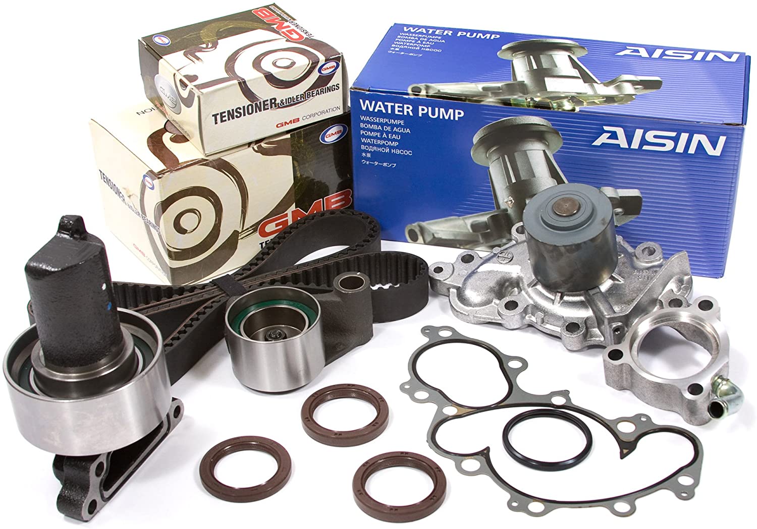 Evergreen TBK240WPA Fits 93-95 Toyota 4Runner Pickup V6 3.0L 3VZE Timing Belt Kit AISIN Water Pump