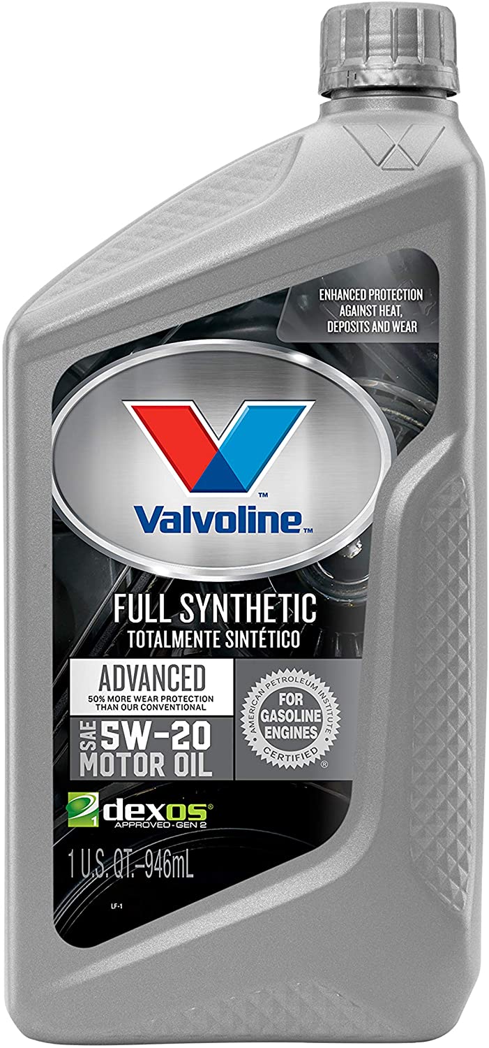 Valvoline Advanced Full Synthetic SAE 5W-20 Motor Oil 1 QT