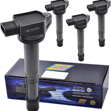 Set of 4 Herko B094 Ignition Coil For Acura Honda L4 2.0L 2.5L 2002-2011