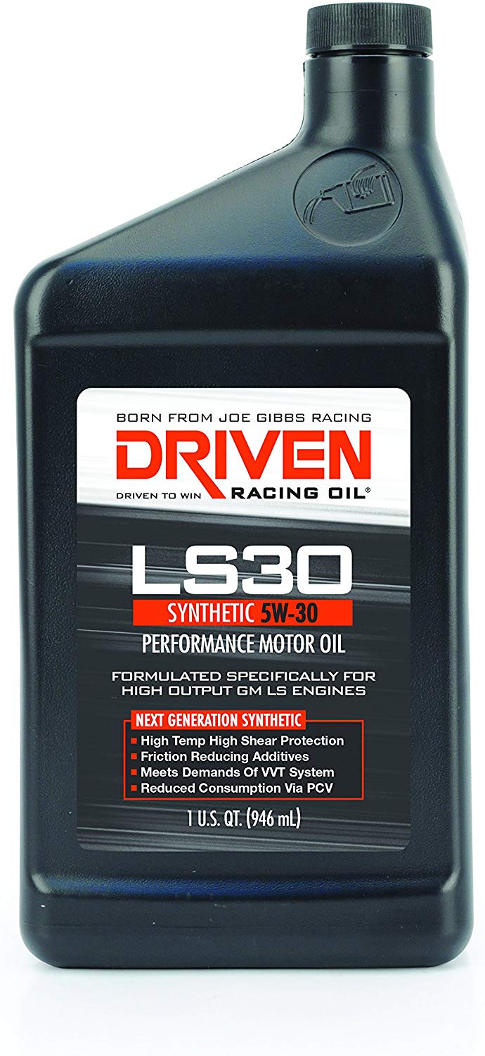 Driven Racing Oil 02906 LS30 High Zinc Synthetic (5w-30 Quart), 1 quart