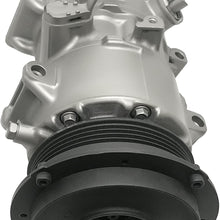 RYC Remanufactured AC Compressor and A/C Clutch AEG380 (4 Groove Pulley)