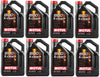 Motul 106377 Set of 8 8100 X-Clean+ 5W-30 Motor Oil 5-Liter Bottles