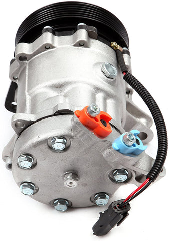 SCITOO AC Compressor CO 4335C Compatible with 2002-2005 for Jeep Liberty 3.7L