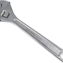 Olympia Tools Adjustable Wrench 01-015, 15 Inches