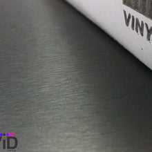 VViViD XPO Gunmetal Grey Brushed Metallic Steel 5ft Vinyl Wrap Roll with Air Release Technology (5ft x 3ft)
