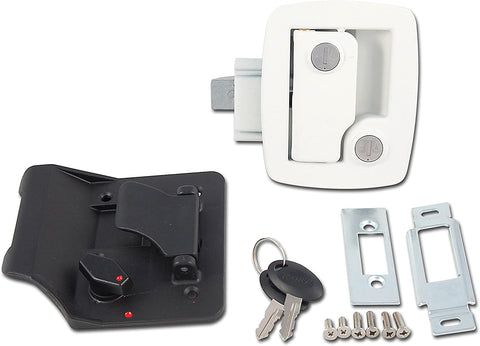 AP Products 013-534 Bauer RV Entry Door Lock, White