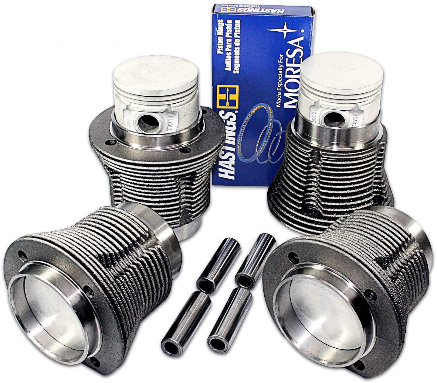 Moresa 311198069FD 85.5mm Piston and Liner Set for VW Beetle