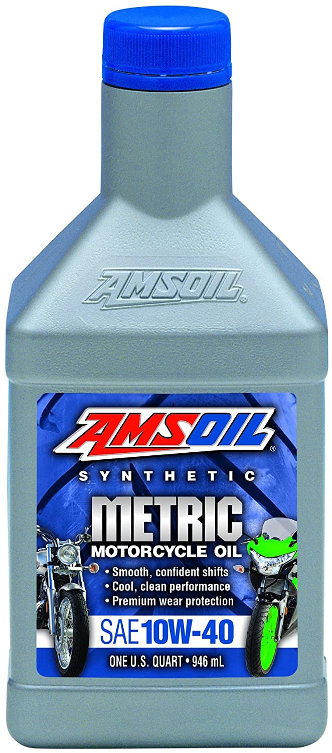 Amsoil MCFQT-EA 10W-40 Synthetic Metric Motorcycle Oil