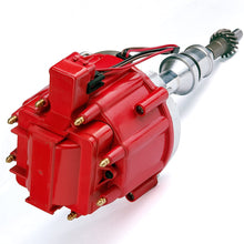 MAS Ignition HEI Red Cap Distributor with 65K Volt Coil 1030213 PE330U for SBF Ford Small Block 260 289 302
