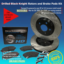 BK1604-4D Rear Premium E-Coat Drilled Rotors and Ultimate Ceramic Brake Pads and Hardware Kit