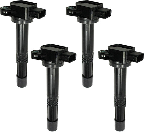 Pack of 4 Ignition Coils for 2004-2008 Acura TSX 2.4L 2007-2012 Acura RDX 2.3L L4